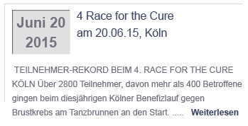 Race for the cure